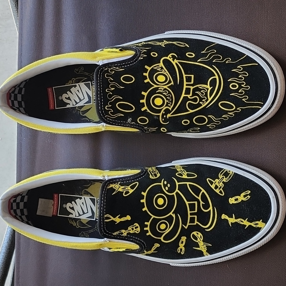 Vans Men's Size 10 SpongeBob Edition